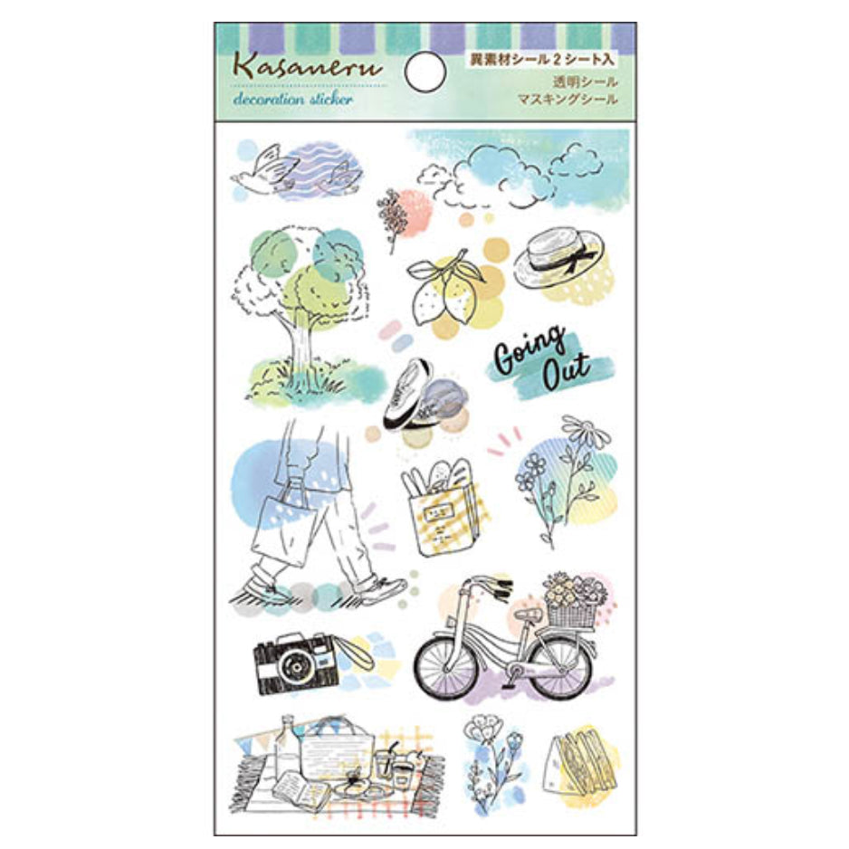 Pine Book Kasaneru Decoration Stickers