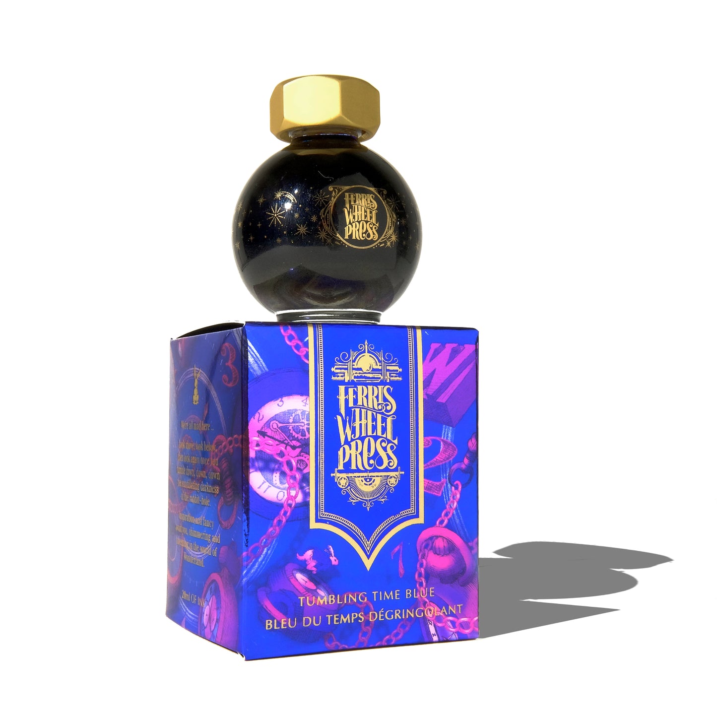 Ferris Wheel Press FerriTales Fountain Pen Ink - Tumbling Time Blue - The Ink Shoppe Philippines