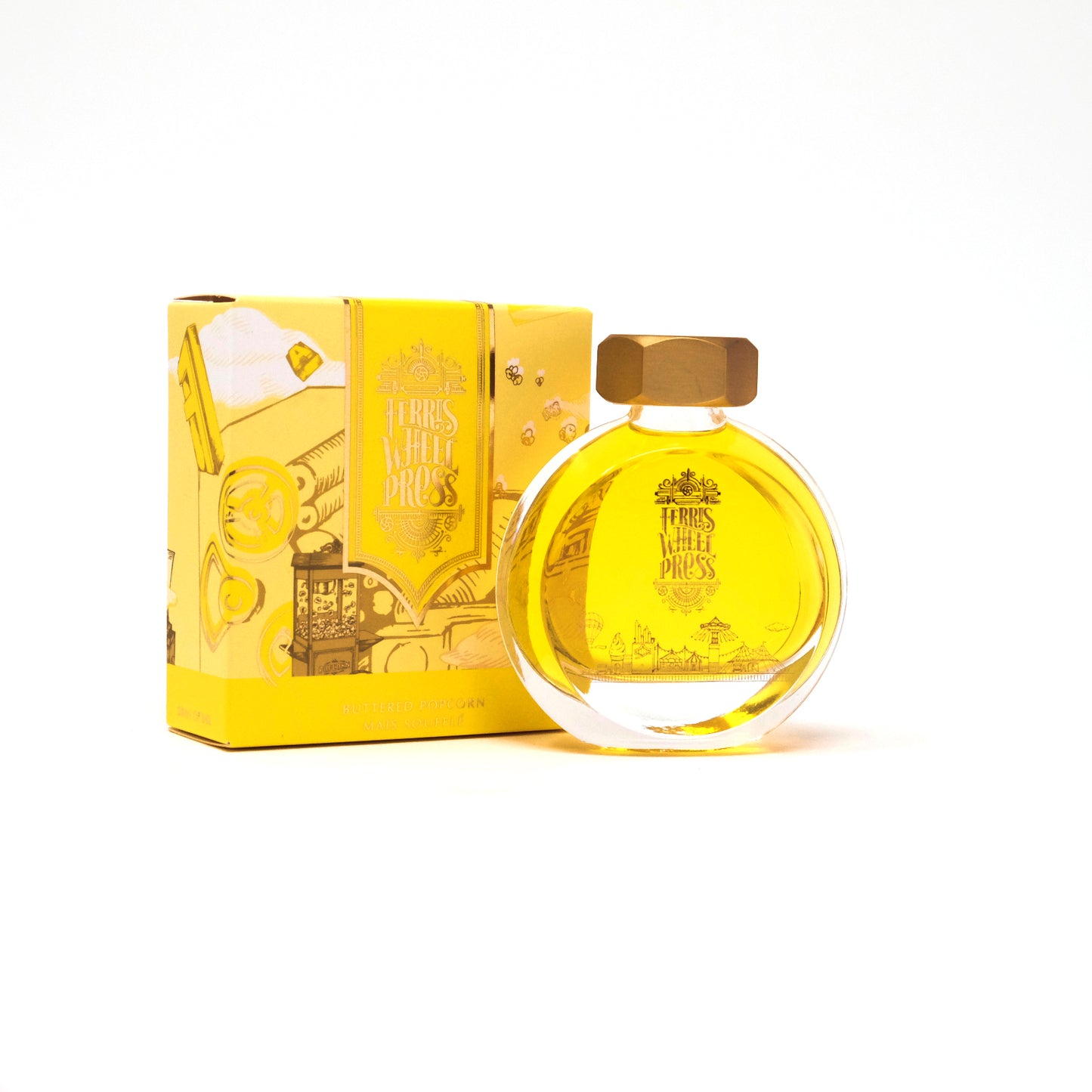 Ferris Wheel Press Fountain Pen Ink - Buttered Popcorn - The Ink Shoppe Philippines