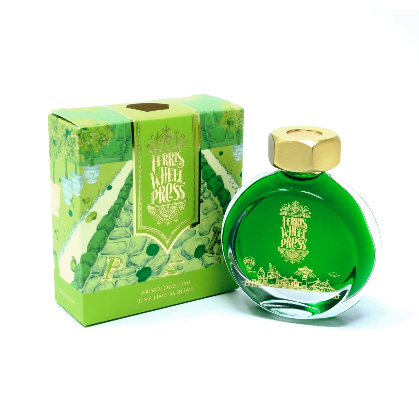 Ferris Wheel Press Fountain Pen Ink - Frivolous Lime - The Ink Shoppe Philippines
