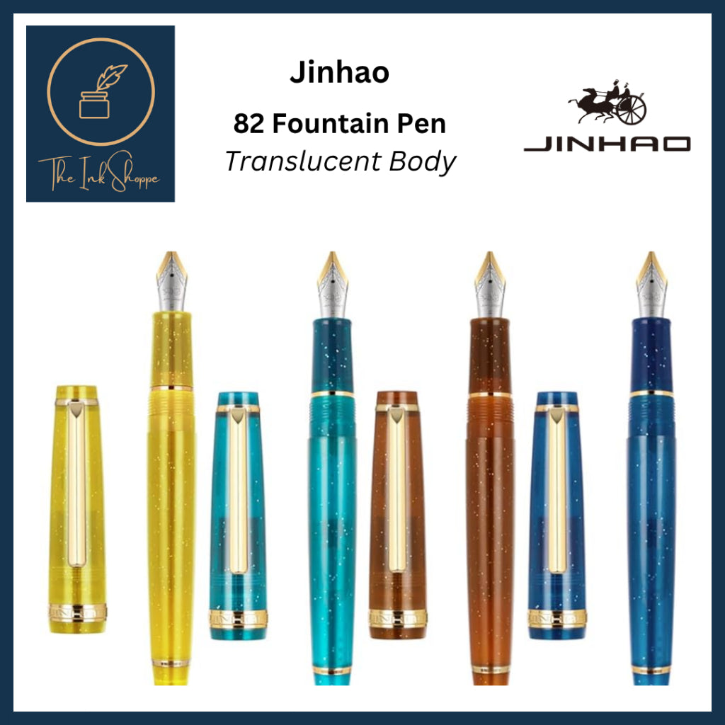 Jinhao 82 fountain pens in several colours