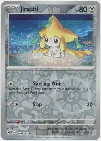 Pokémon TCG Jirachi Reverse Holo 098/142 Stellar Crown