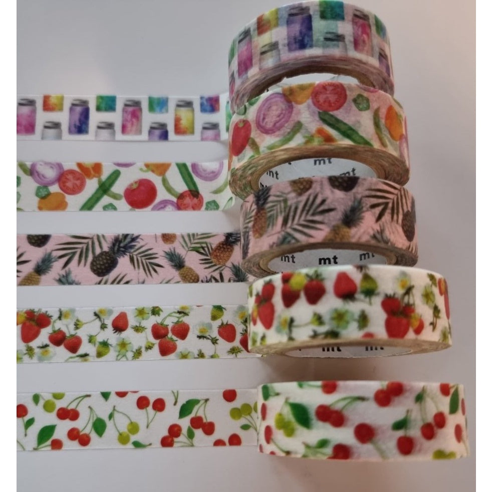 MT Washi Tape Samplers (1.5cm x 60cm)