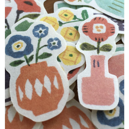 Furukawa Washi Flake Stickers Paper Marche Series