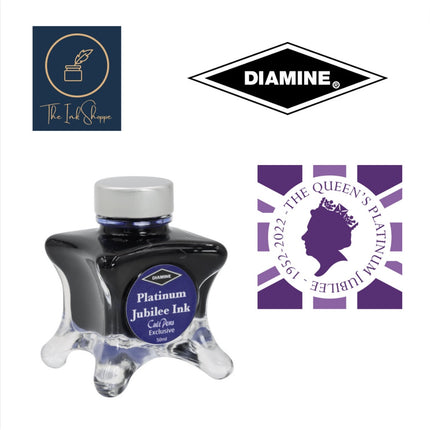 Diamine Platinum Jubilee Cult Pens Exclusive Fountain Pen Ink Sample (3mL)