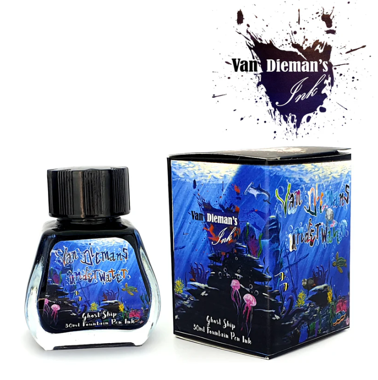 Van Dieman's Underwater Fountain Pen Ink - Ghost Ship - The Ink Shoppe Philippines