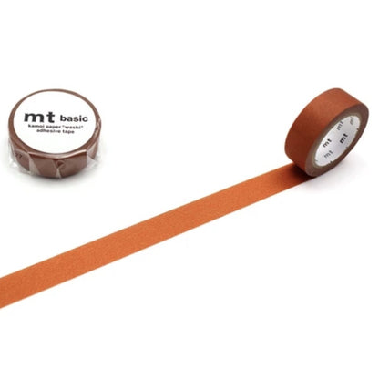 MT BASIC Washi Tape MATTE Colors - FULL ROLL