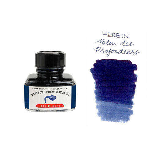 J. Herbin Fountain Pen Ink - Bleu des Profondeurs - The Ink Shoppe Philippines