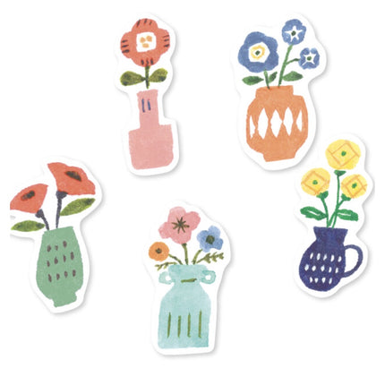 Furukawa Washi Flake Stickers Paper Marche Series
