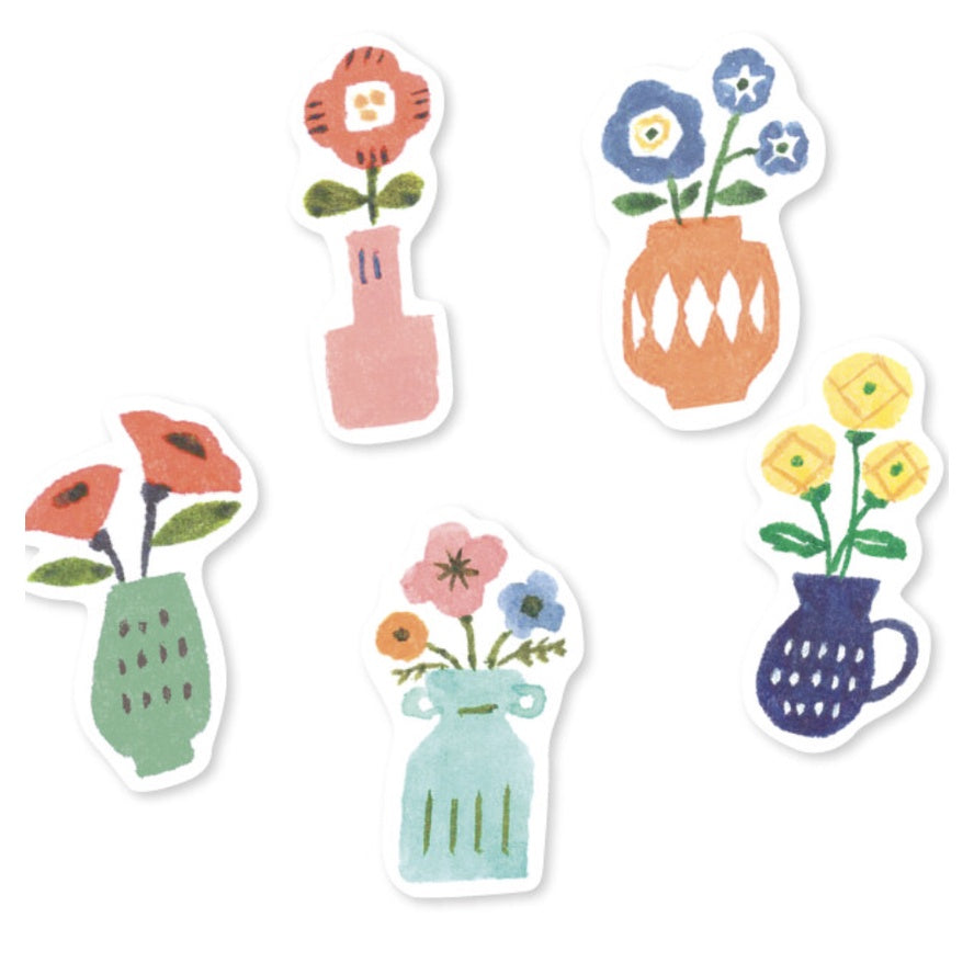 Furukawa Washi Flake Stickers Paper Marche Series