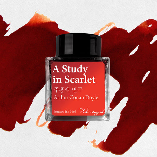 Wearingeul World Literature Fountain Pen Ink - A Study in Scarlet - The Ink Shoppe Philippines