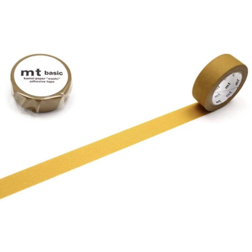 MT BASIC Washi Tape MATTE Colors - FULL ROLL