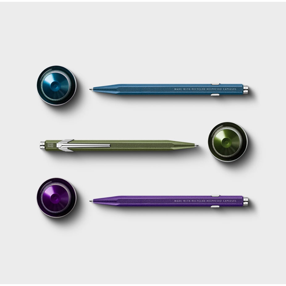 Caran d'Ache Nespresso 849 Ballpoint Pen Ink Recycled Capsules Limited Edition
