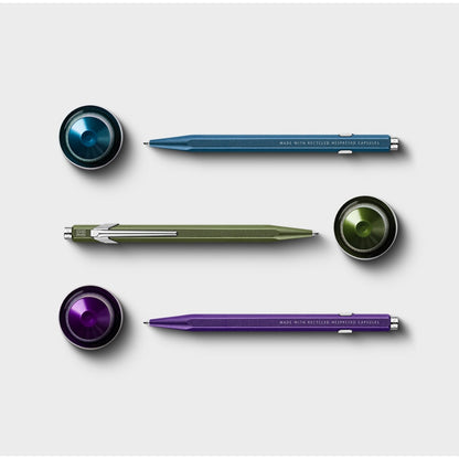 Caran d'Ache Nespresso 849 Ballpoint Pen Ink Recycled Capsules Limited Edition