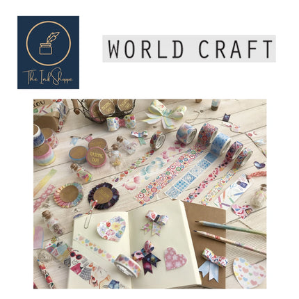 World Craft Masking Tape/Washi Tape 30mm FULL ROLL - Stationery