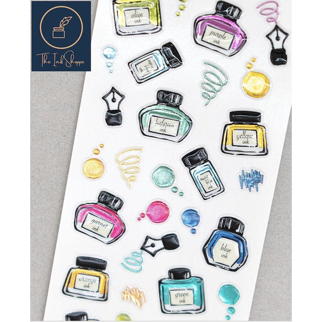 NB Co. Ink Bottles Stickers