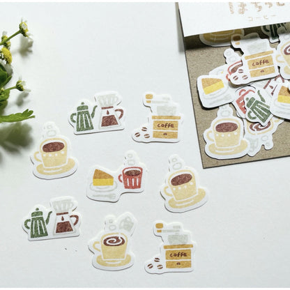 Furukawa Washi Flake Stickers Paper Marche Series