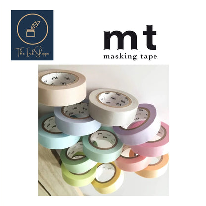 MT BASIC Washi Tape PASTEL Colors - FULL ROLL