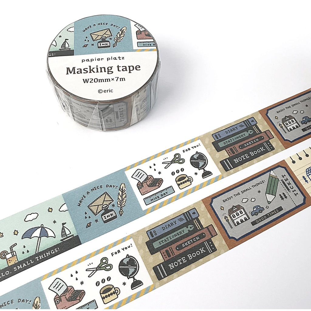 Papier Platz x Eric Small Things Washi Tape FULL ROLL