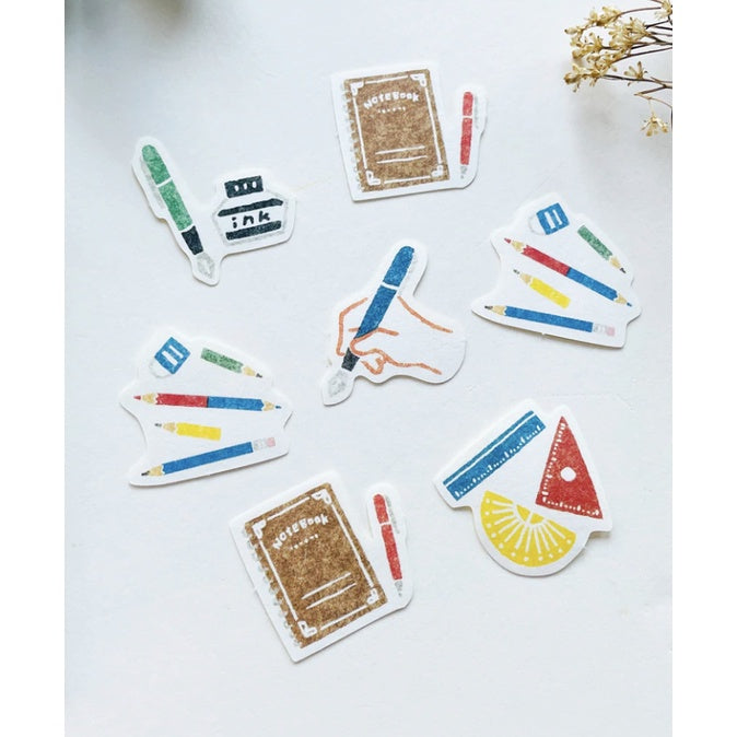 Furukawa Washi Flake Stickers Paper Marche Series