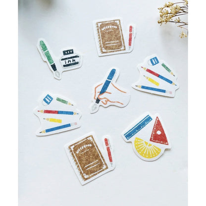 Furukawa Washi Flake Stickers Paper Marche Series