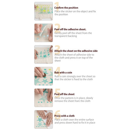 IRODO -  ERIC Small Things Fabric Stickers