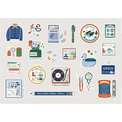 IRODO -  ERIC Small Things Fabric Stickers