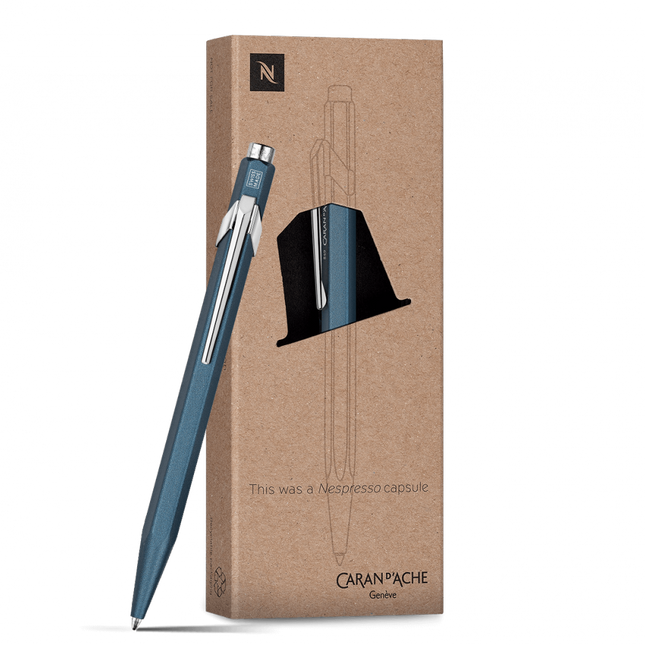 Caran d'Ache x Nepresso 849 Ballpoint Pen - Dharkan Blue