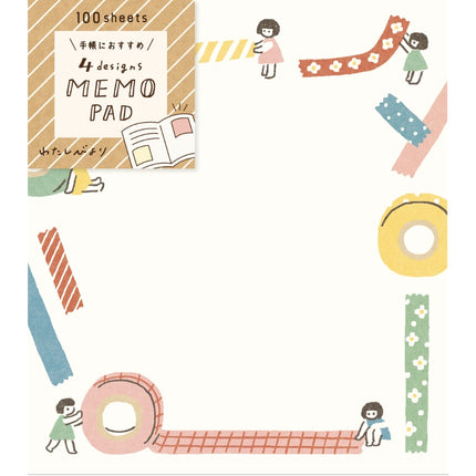 Furukawa "Watashi Biyori" Square Memo Pad