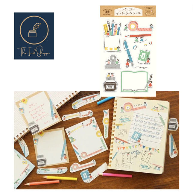 Wa-Life Biyori Stationery Stickers for Journals
