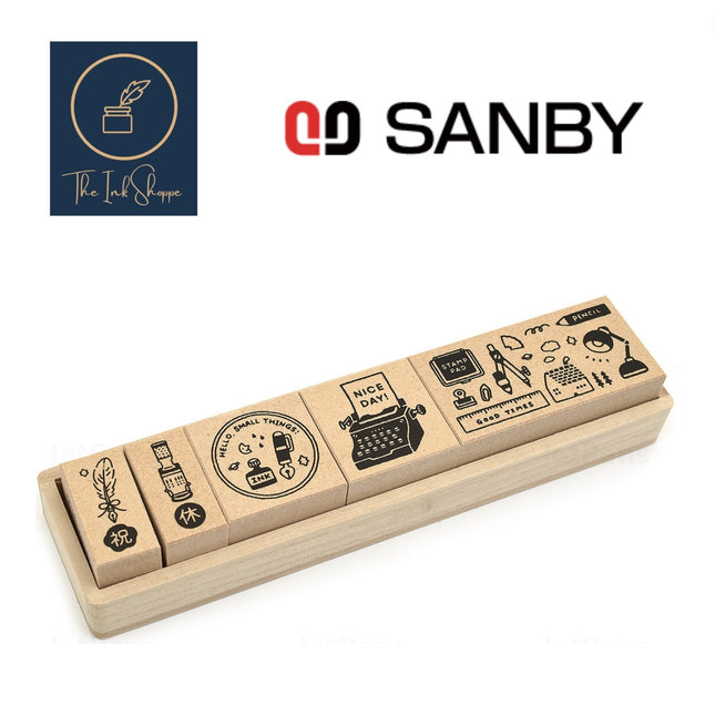 Sanby x Eric Collaboration Wooden Stamp Set