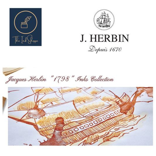 Jacques Herbin 1798 Ink Collection Fountain Pen Ink Sample (3ml)