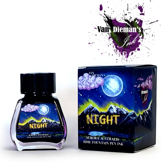 Van Dieman's Night Fountain Pen Ink - Aurora Australis