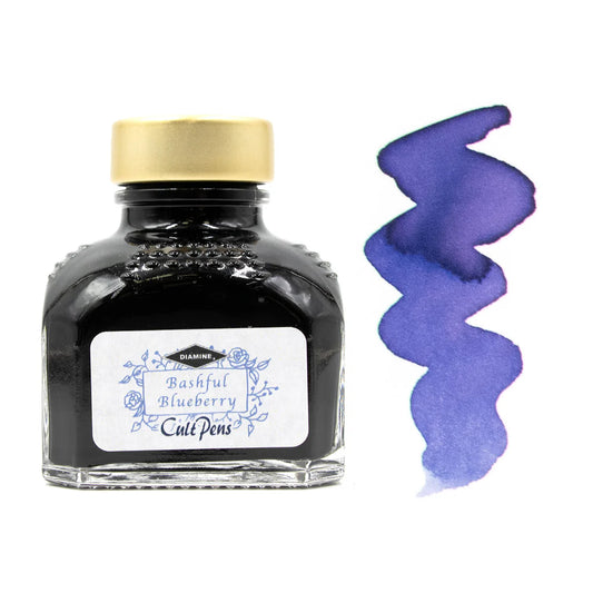 Diamine x Cult Pens Fountain Pen Ink - Bashful Blueberry