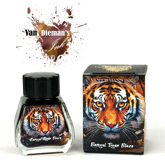 Van Dieman's Feline Fountain Pen Ink - Bengal Tiger Blaze