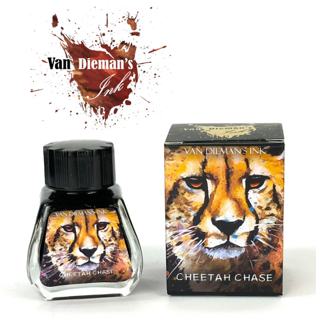 Van Dieman's Feline Fountain Pen Ink - Cheetah Chase