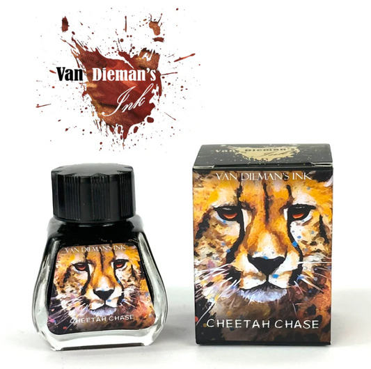 Van Dieman's Feline Fountain Pen Ink - Cheetah Chase