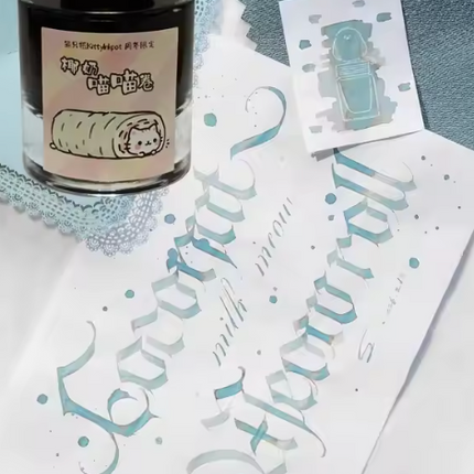 Kitty Inkpot Fountain Pen Ink Sample (3mL)