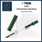TWSBI ECO Irish Green and Onyx Fountain Pen