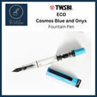 TWSBI ECO Cosmos Blue and Onyx Fountain Pen