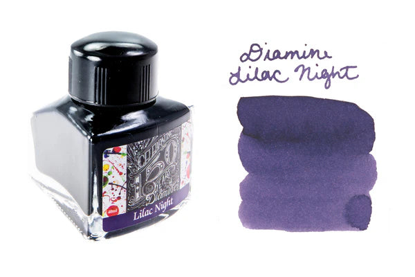 Diamine 150th Anniversary Fountain Pen Ink - Lilac Night