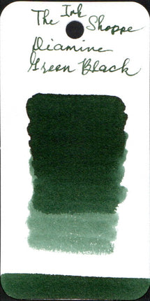 Diamine Fountain Pen Ink - Green Black - The Ink Shoppe Philippines