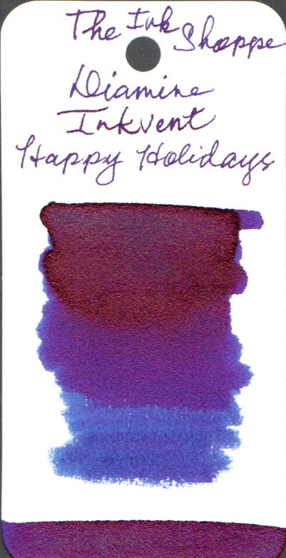 Diamine Inkvent 2019 (Blue Edition) Fountain Pen Ink - Happy Holidays - The Ink Shoppe Philippines