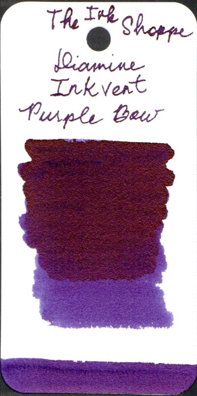 Diamine Inkvent 2019 (Blue Edition) Fountain Pen Ink - Purple Bow - The Ink Shoppe Philippines