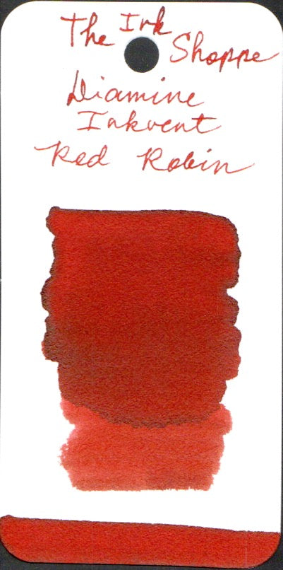 Diamine Inkvent 2021 (Red Edition) Fountain Pen Ink - Red Robin - The Ink Shoppe Philippines