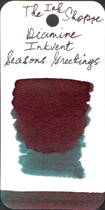 Diamine Inkvent 2019 (Blue Edition) Fountain Pen Ink - Seasons Greetings - The Ink Shoppe Philippines