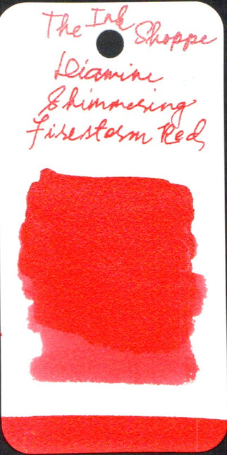 Diamine Shimmer-tastic Fountain Pen Ink - Firestorm Red - The Ink Shoppe Philippines