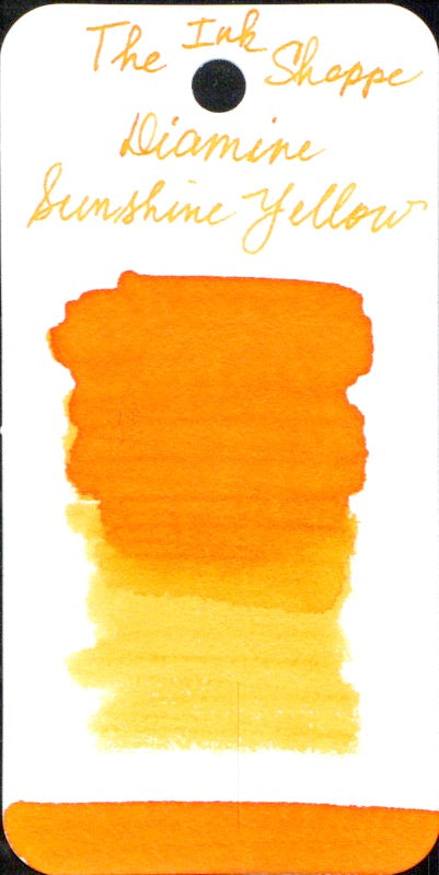 Diamine Fountain Pen Ink - Sunshine Yellow - The Ink Shoppe Philippines