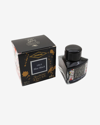 Diamine 150th Anniversary Fountain Pen Ink - 1864 Blue Black