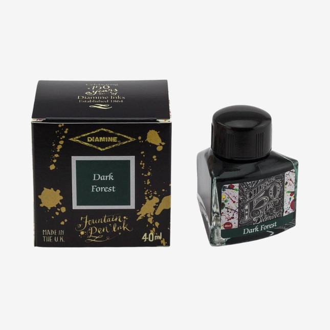 Diamine 150th Anniversary Fountain Pen Ink - Dark Forest